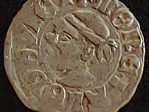 Hungary, Croatia, & Poland 1370-82 Louis I of Anjou .48g Silver Denier
