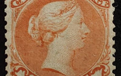 Canada #22 Fine+ Mint HR 1868 1c LQ shade