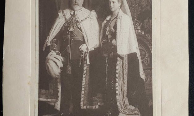 Alexandra signed W&J Downey Matted Royal Photo