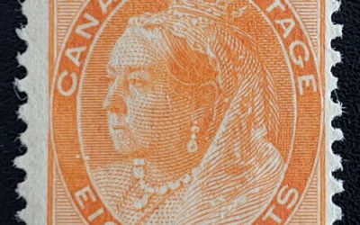 Canada #82 Fine+ Never Hinged 1898 8c QV Numeral