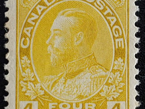 Canada #110 VF Mint 1922 4c Admiral shade