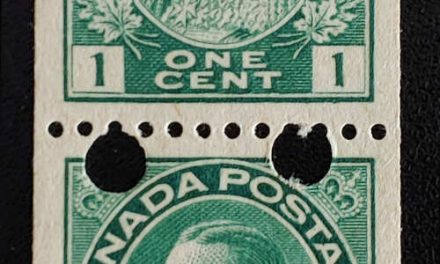 Canada #131iv VF 1 NH 1918 1c Toronto Experimental Coil Pair