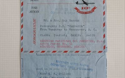 P&O Orient Lines 25 Apr/16 Jun 1966 S.S. Canberra Late Marked Cover