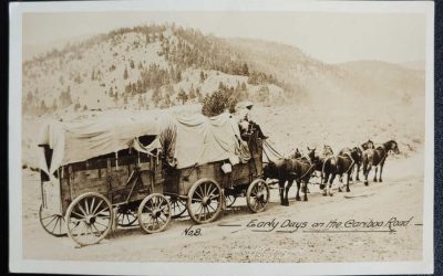 Early Days of the Cariboo Road Unu Gowen Sutton RP Postcard