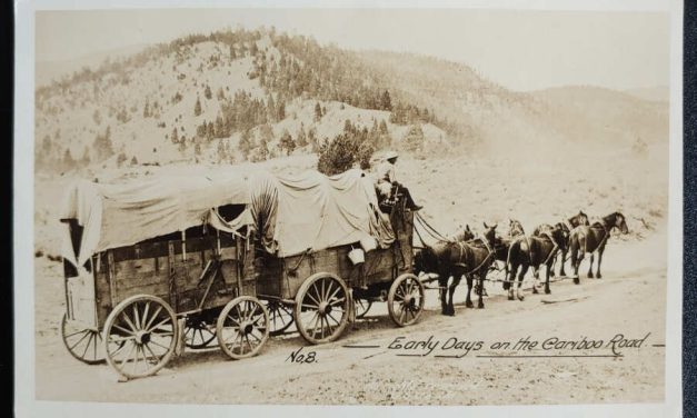 Early Days of the Cariboo Road Unu Gowen Sutton RP Postcard