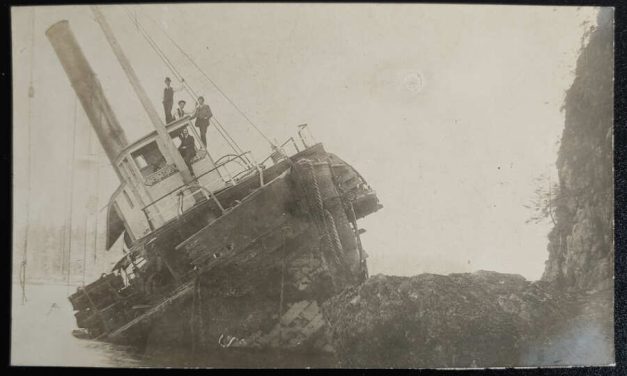 H.B.C. Wreck of the S.S. Beaver Unu Bailey Bros Photo Postcard
