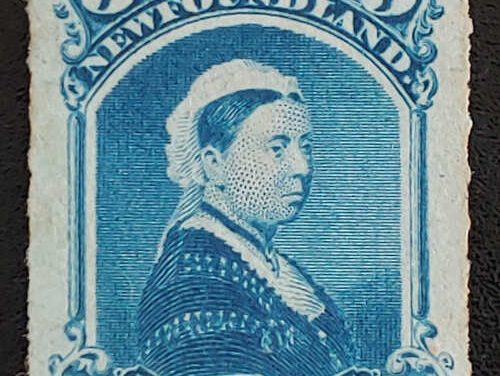 Newfoundland #39 VF Unu 1877 3c Rouletted