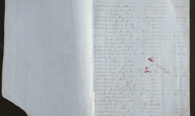 Victoria Post Office 1862/71 incoming 145pg Registered Letter Book