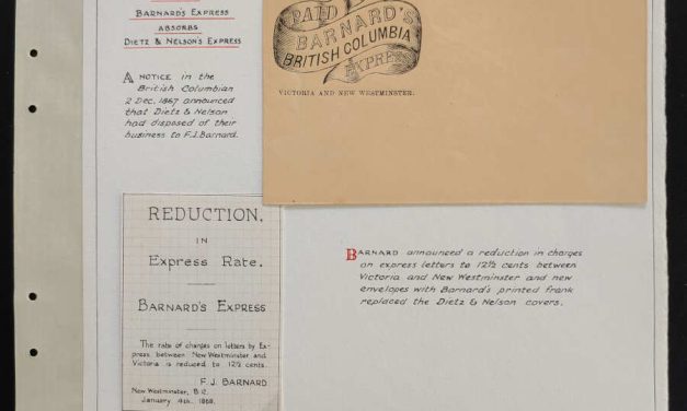 Barnard’s Express Unused Envelope on Wellburn page