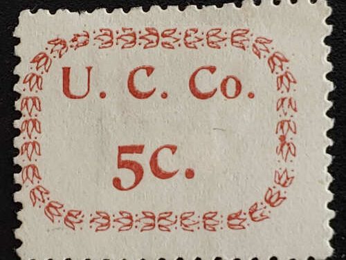 Upper Columbia Co. Fine Mint HR 1897 5c Local
