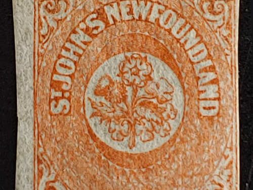 Nfld #12 abt Fine Unu 1860 4d, 1956 B.P.A. Certificate $2000+