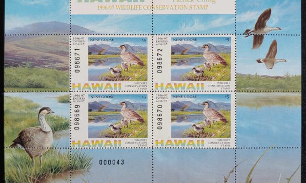 Hawaii #1b VFNH $5 artist-signed Sheet #000043 (4)