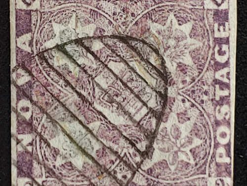 Nova Scotia #6 Fine Used 1857 1/- Shade, ex Calder $3500
