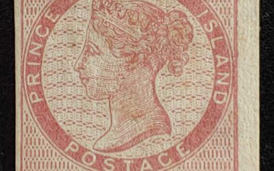 P.E.I. #1 c Fine Mint HR 1861 2d Perf by Imperf, ex Jarrett $3750