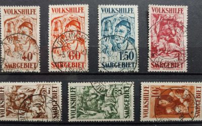 Saar #B23-B29 VF Used 1931 Set (7)