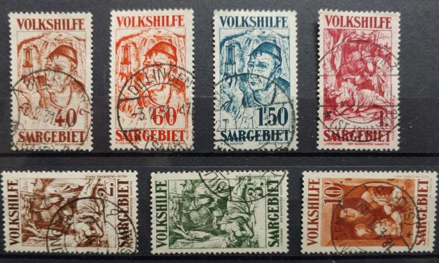 Saar #B23-B29 VF Used 1931 Set (7)