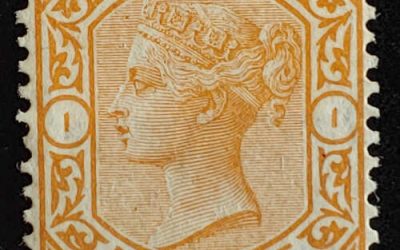 G.B. #73 Fine+ Mint HR 1876 8d QV Plate 7, trifle perf cc