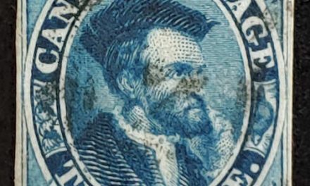 Canada #7 Fine+ Used 1855 10d Cartier shade