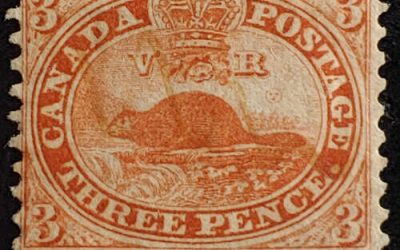 Canada #12 Fine Used 1859 3c Perforated Pence