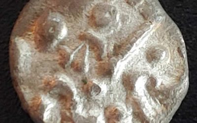 Celtic Ancient British 50-20 BC 1.15g Dobunni Silver Unit