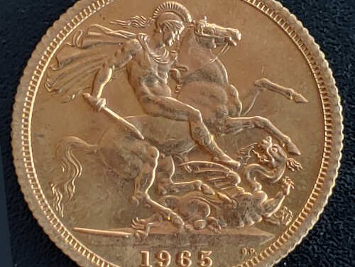 G.B. BU 1965 QEII Gold Sovereign .2355oz AGW