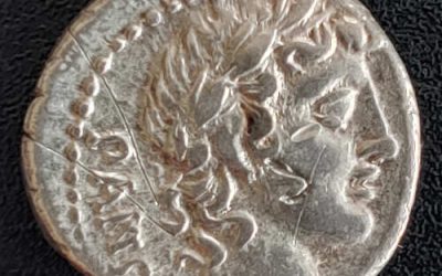 Roman Republic 90 BC C. Vibius cF Pansa 3.76g Silver Denarius