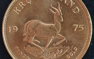 South Africa BU 1975 Ounce Gold Krugerrand