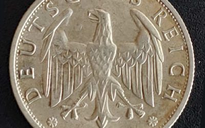 Germany BU 1927F Silver 2 Reichsmark