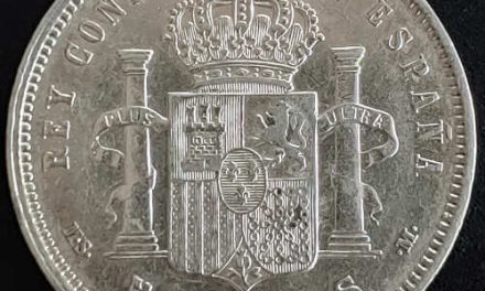 Spain XF 1885(85) MS-M Alfonso XII Silver 5 Pesetas