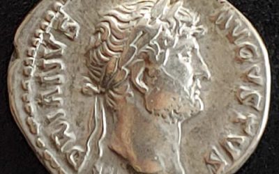 Hadrian AD 117-138 3.26g Silver Denarius w/ Roma etc