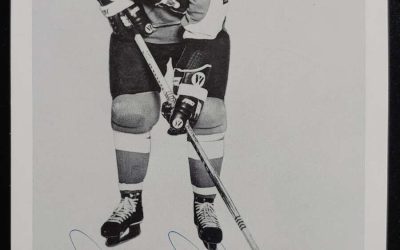 Bill Barber signed Black and White Flyers photo