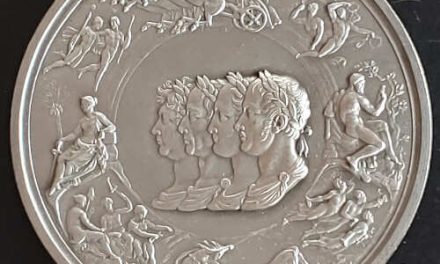 Waterloo BU 3.90oz Sterling Silver Pistrucci Medal #1031/5000