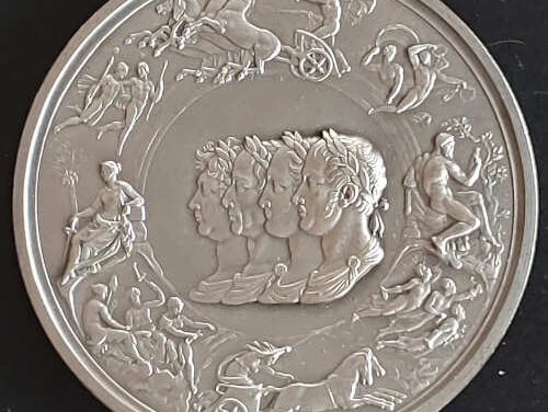 Waterloo BU 3.90oz Sterling Silver Pistrucci Medal #1031/5000