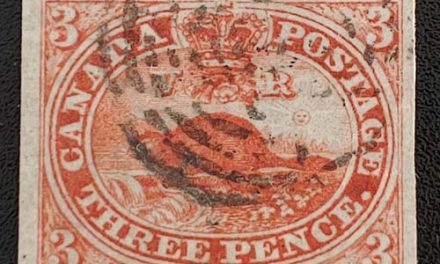 Canada #4d VF Used 1852/57 3d Beaver Thin Paper