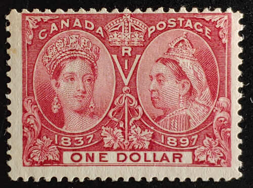 Canada #61 Fine Mint 1897 $1 Jubilee