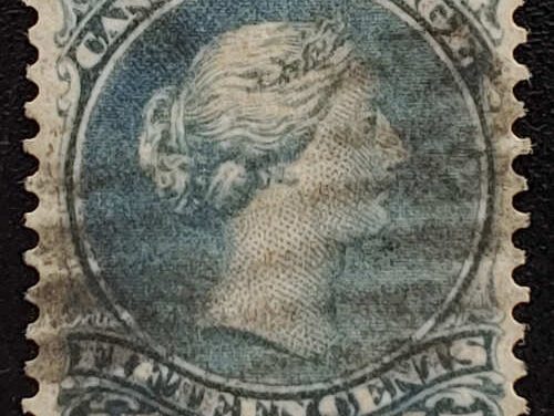 Canada #30e Used 1873 15c Deep Blue shade