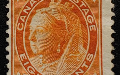 Canada #72v Fine Mint HR Re-entry in Canada 2024 P.S.E. Cert.