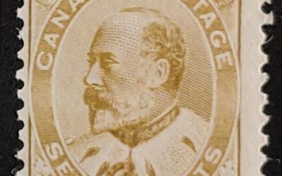 Canada #92 Fine 70 Never Hinged 1903 7c Edward VII w/ P.S.E. Cert.