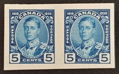 Canada #214P VF 1935 5c Prince of Wales Proof Pr, 800 made