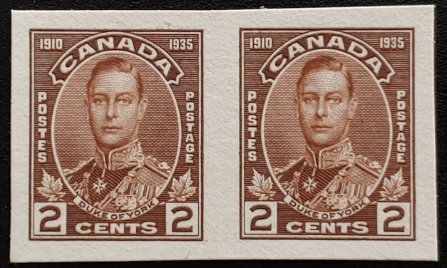 Canada #212P VF 1935 2c Duke of York Proof Pair