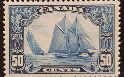 Canada #158 VF Mint HR 1929 50c Bluenose
