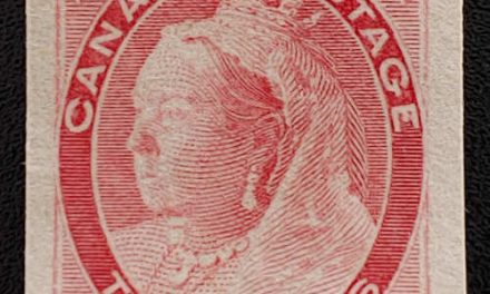 Canada #77d VF Unu 1899 2c Die II Imperf single, 500 made