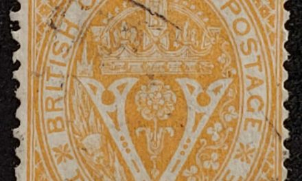 B.C. #11 Fine Used 1867/1871 25c on 3d Orange