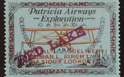 Patricia Airways #CL21a VF Mint 1926 Red Lake Ovpt