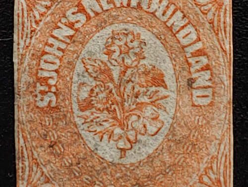 Newfoundland #13 VG Used 1860 6d Orange $800