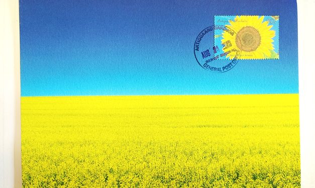StampOutWar limited edition Ukraine support maxicards