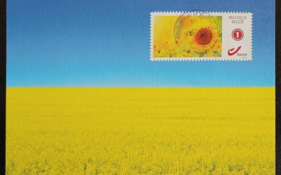 Belgium 24 Aug 1-2023 Ukraine Support Maxicard #1/2*