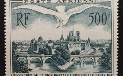 France #C22 VFNH 1947 U.P.U. Airmail