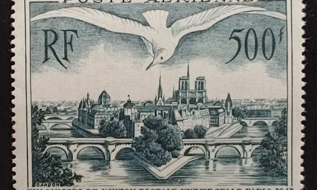 France #C22 VFNH 1947 U.P.U. Airmail