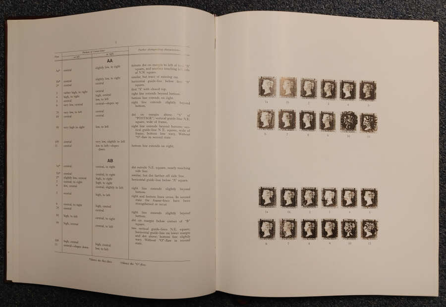 The Plating of the Penny Black 1998 Nissen 122pg Gibbons Handbook